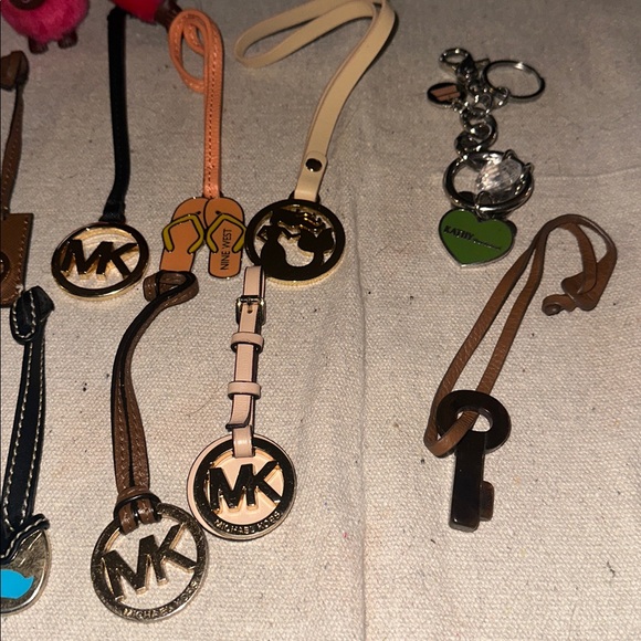 Coach Michael Kors Kipling monkey & others Hang Tags Purse Charms Lot - Picture 3 of 14